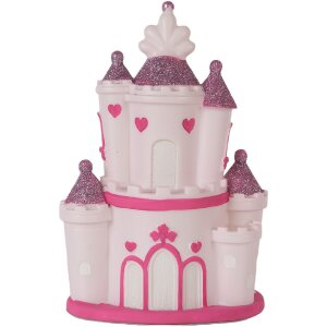 Clayre & Eef Veilleuse Château LED Rose Violet...