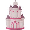 Clayre & Eef Veilleuse Château LED Rose Violet 16x11x24 cm