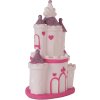 Clayre & Eef Veilleuse Château LED Rose Violet 16x11x24 cm