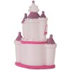 Clayre & Eef Veilleuse Château LED Rose Violet 16x11x24 cm