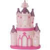Clayre & Eef Veilleuse Château LED Rose Violet 23x16x35 cm