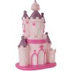 Clayre & Eef Veilleuse Château LED Rose Violet 23x16x35 cm