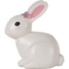 Clayre & Eef Veilleuse Lapin LED 21x13x22 cm Blanc-Rose