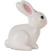Clayre & Eef Veilleuse Lapin LED 21x13x22 cm Blanc-Rose