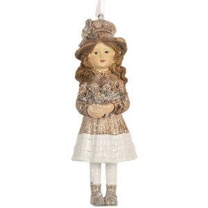 Clayre & Eef Décoration Suspendue Enfant Beige...