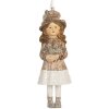 Clayre & Eef Décoration Suspendue Enfant Beige Rose