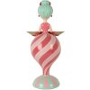 Clayre & Eef Décoration Enfant avec Bol Rose Vert 22x20x46 cm