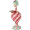 Clayre & Eef Décoration Enfant avec Bol Rose Vert 22x20x46 cm