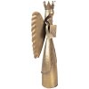 Clayre & Eef Décoration Ange 17x10x39 cm marron