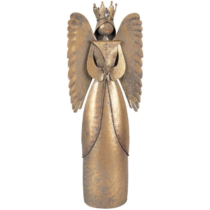 Clayre & Eef 6Y5944 Décoration Ange 17x10x46 cm