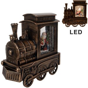 Clayre & Eef Locomotive avec Père Noël 20x9x21 cm