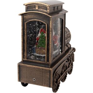 Clayre & Eef Locomotive avec Père Noël 20x9x21 cm