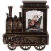 Clayre & Eef Locomotive avec Père Noël 20x9x21 cm