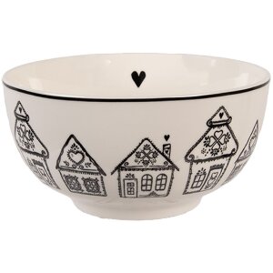 Clayre & Eef Bol 14x7 cm Porcelaine 500 ml