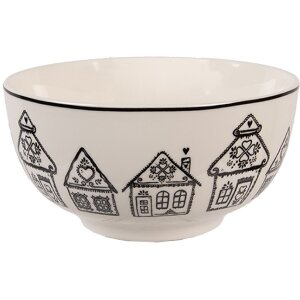 Clayre & Eef Bol 14x7 cm Porcelaine 500 ml