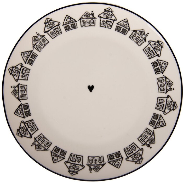 Clayre & Eef GBBDP Petit Plat Ø 20x2 cm Beige-Brun