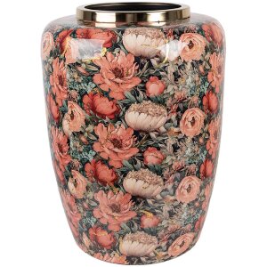 Clayre & Eef 66376 Vase Décoratif Vert Rose...