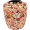 Clayre & Eef 66378 Vase Décoratif Beige-Orange 33x36 cm