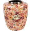 Clayre & Eef 66378 Vase Décoratif Beige-Orange 33x36 cm