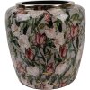 Clayre & Eef 66380 Vase Décoratif Gris Rose 25x25 cm