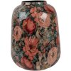 Clayre & Eef 66384 Vase Décoratif Rose & Vert Ø 21x25 cm
