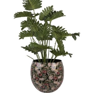 Clayre & Eef 66386 Vase Décoratif Gris Rose Ø 28x25 cm