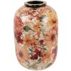 Clayre & Eef 66388 Vase Décoratif Beige-Orange Ø 17x25 cm