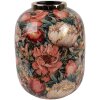 Clayre & Eef 66389 Vase Décoratif Vert Rosé Ø 17x22 cm