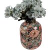 Clayre & Eef 66389 Vase Décoratif Vert Rosé Ø 17x22 cm