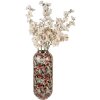 Clayre & Eef 66393 Vase Décoratif Beige Rose Ø 21x50 cm