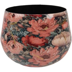 Clayre & Eef 66394 Pot de Fleurs Rose Vert Ø13x10 cm
