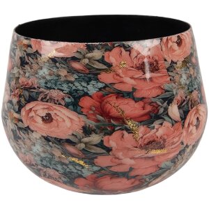 Clayre & Eef 66394 Pot de Fleurs Rose Vert Ø13x10 cm