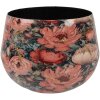 Clayre & Eef 66394 Pot de Fleurs Rose Vert Ø13x10 cm