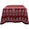 Nappe Clayre & Eef KT003.002 Carreaux Rouges & Blancs 140x220 cm