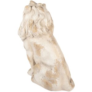 Clayre & Eef Décoration Lion 50x30x62 cm Beige Marron