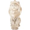 Clayre & Eef Décoration Lion 50x30x62 cm Beige Marron