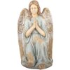 Clayre & Eef Décoration Ange 34x36x55 cm Beige-Bleu