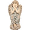Clayre & Eef Décoration Ange 32x23x56 cm Beige/Gris 5MG0088