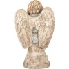Clayre & Eef Décoration Ange 32x23x56 cm Beige/Gris 5MG0088