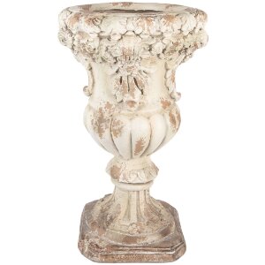 Clayre & Eef 5MG0090 Pot de fleurs décoratif Beige 35x56 cm