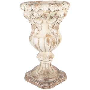 Clayre & Eef 5MG0090 Pot de fleurs décoratif Beige 35x56 cm