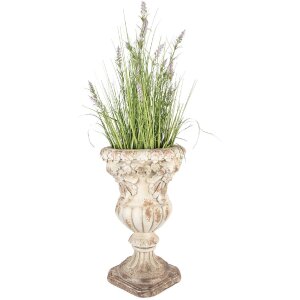 Clayre & Eef 5MG0090 Pot de fleurs décoratif Beige 35x56 cm