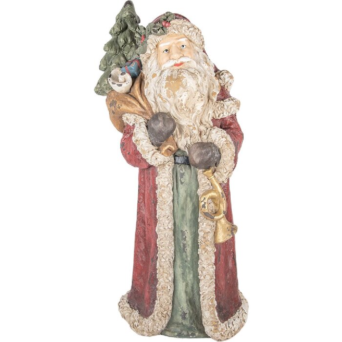 Clayre & Eef Décoration Père Noël 35x28x83 cm