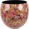 Clayre & Eef 66387 Vase Décoratif Jaune-Rose Ø 28x25 cm