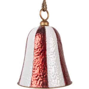 Sonnette Décorative Clayre & Eef 6Y5925 Rouge-Blanc