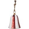 Sonnette Décorative Clayre & Eef 6Y5925 Rouge-Blanc
