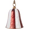 Sonnette Décorative Clayre & Eef 6Y5925 Rouge-Blanc