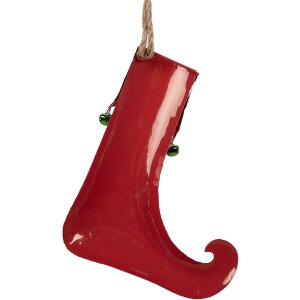 Clayre & Eef Chaussette de Noël 21x4x26 cm