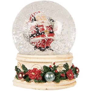 Clayre & Eef Boule à Neige Père Noël 5x6 cm