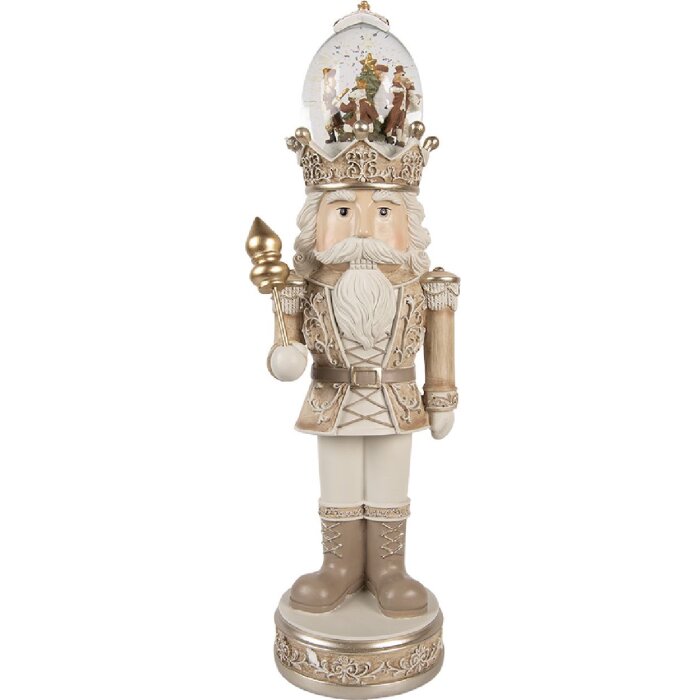Clayre & Eef Casse-noisette LED Décoration de Noël 49cm